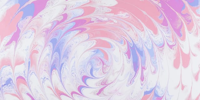 pink and white abstract painting