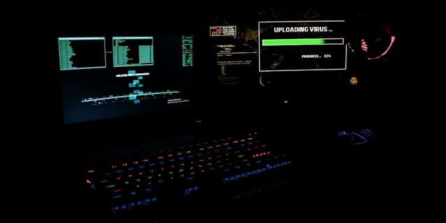 black flat screen computer monitor